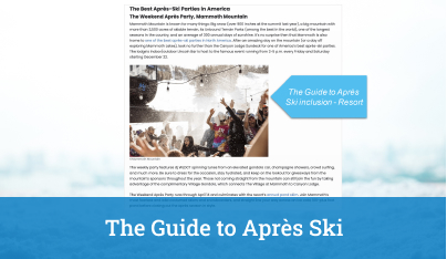 The Guide to Apres Ski